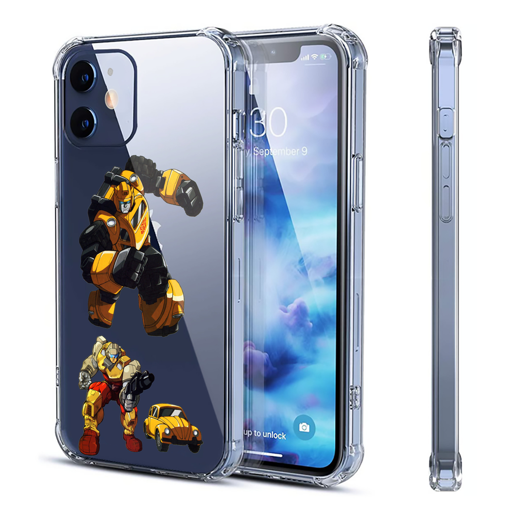 （画像用）  【iPhone 12シリーズ対応】透明スマホケース（クリアソフトケース）